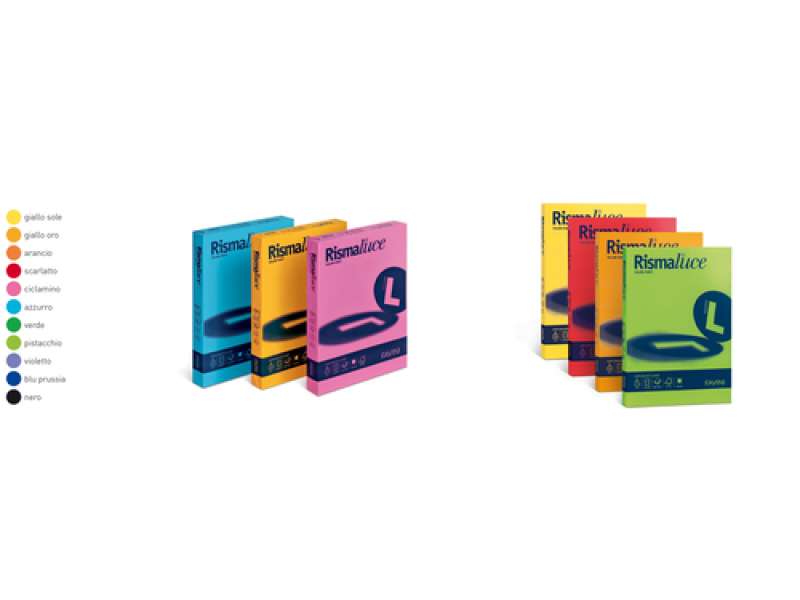 Carta colorata per stampanti Rismaluce
