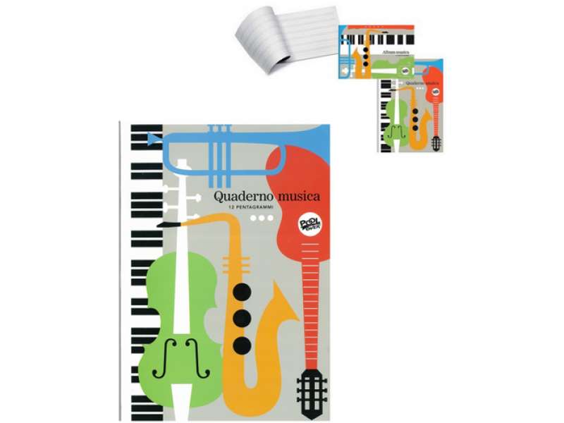 Album e Quaderno Musica P.Over 
