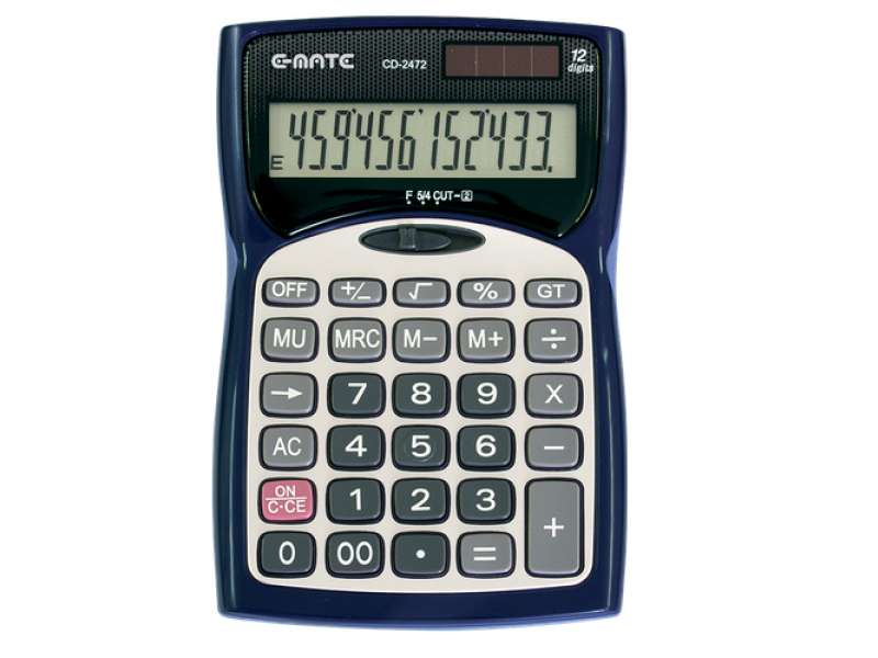 Calcolatrice E-Mate Desktop CD-2472
