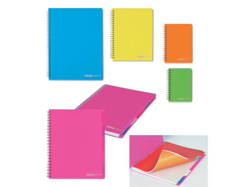 Quaderno e Maxi in PPL con spiraleTintaUNITA 