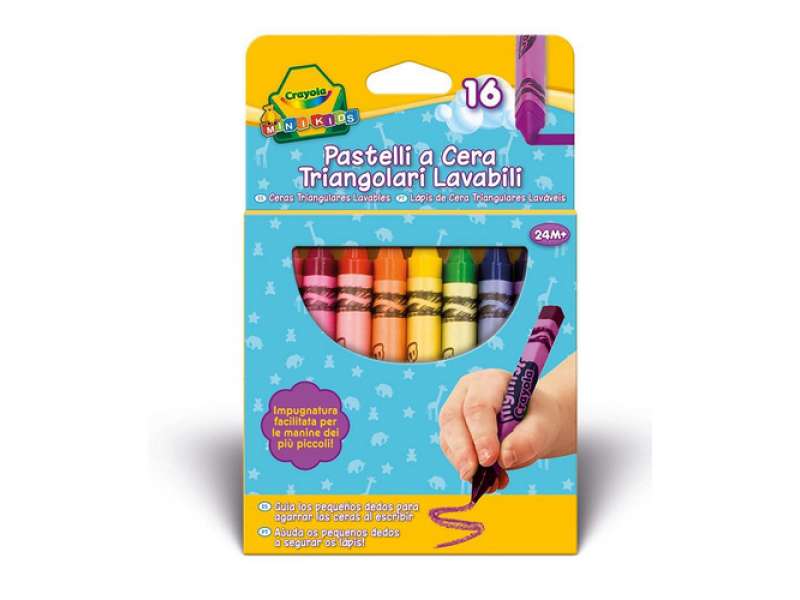 Pastelli Cera Crayola Maxi Triangolari
