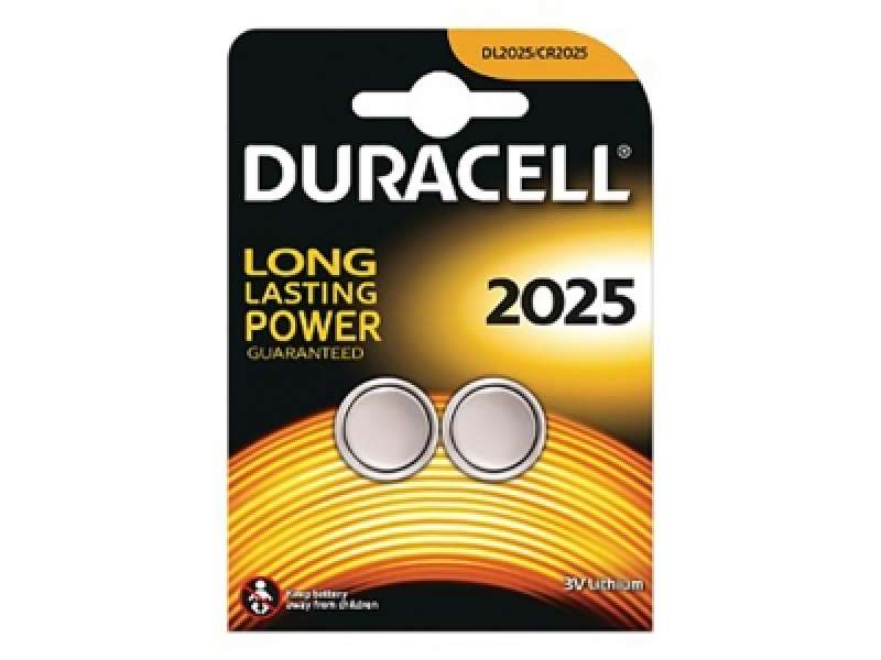 PILE DURACELL PASTIGLIA CR2025 Blister 2pz